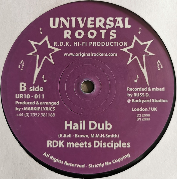 Jah Rueben Mystic - Hail Jah | Universal Roots (UR10-011) - 2