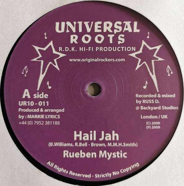 Jah Rueben Mystic - Hail Jah | Universal Roots (UR10-011)