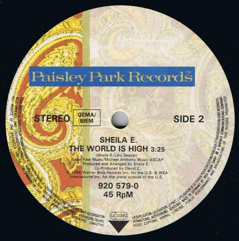 Sheila E. - Hold Me | Paisley Park (920 579-0) - 4 Sheila E. - Hold Me | Paisley Park (920 579-0) - 4