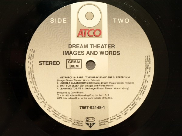 Dream Theater - Images And Words | ATCO Records (7567-92148-1) - 4 Dream Theater - Images And Words | ATCO Records (7567-92148-1) - 4