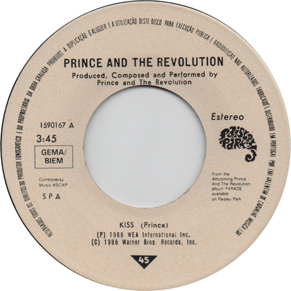 Prince And The Revolution - Kiss | Paisley Park (1590167) - 4