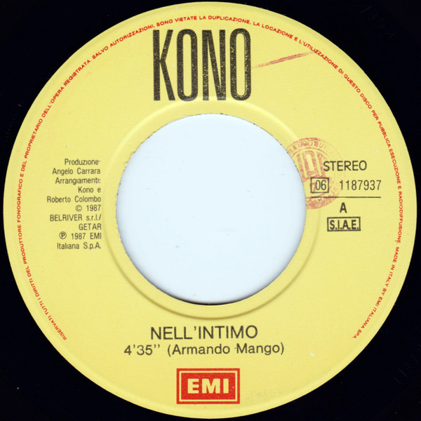 Kono - Nell'Intimo | EMI (06 1187937) - 3