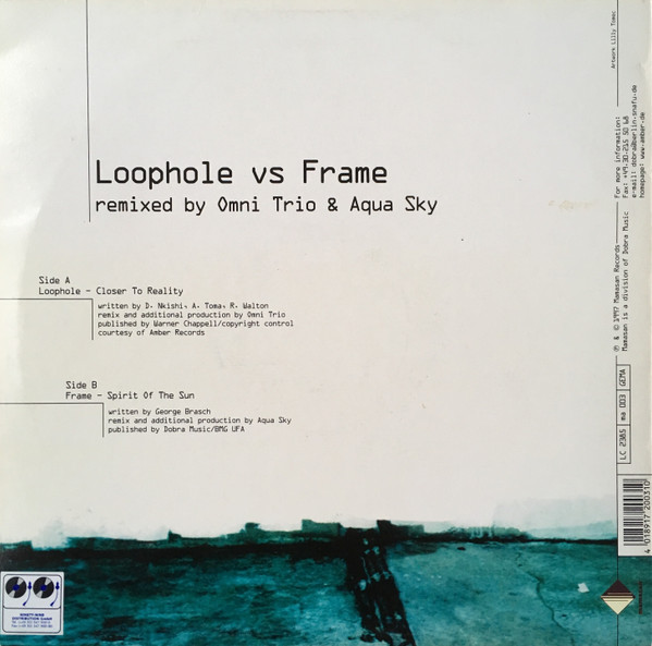 Loophole Vs Frame - Remixed By Omni Trio & Aqua Sky | Mamasan (ma 003) - 2