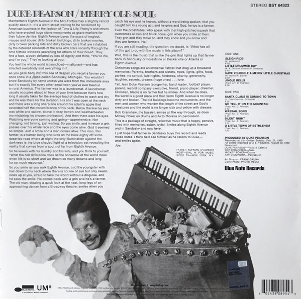 Duke Pearson - Merry Ole Soul | Blue Note (3808954) - 2 Duke Pearson - Merry Ole Soul | Blue Note (3808954) - 2