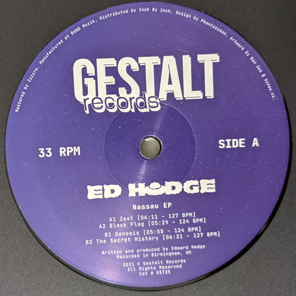 Ed Hodge - Nassau EP | Gestalt Records (GST25)