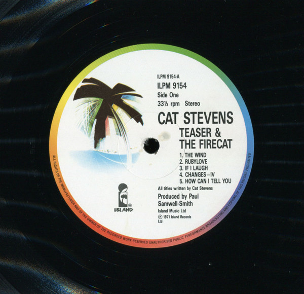 Cat Stevens - Teaser And The Firecat | Island Records (ILPM 9154) - 4