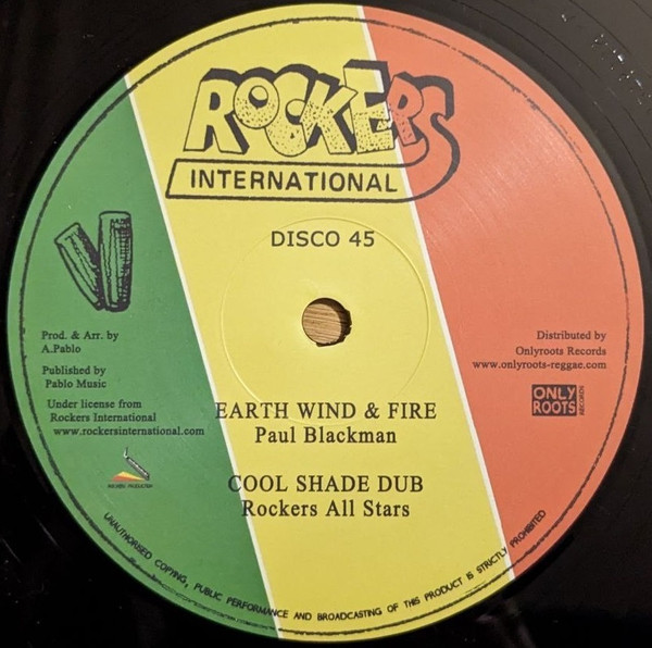 Paul Blackman , Augustus Pablo - Earth Wind & Fire / Ras. Menilik Congo (Harp) | Onlyroots Records (ORD31) - main Paul Blackman , Augustus Pablo - Earth Wind & Fire / Ras. Menilik Congo (Harp) | Onlyroots Records (ORD31) - main