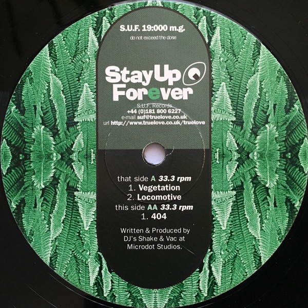 D.O.M. - Vegetation EP | Stay Up Forever (S.U.F. 19:000 m.g.) - 2 D.O.M. - Vegetation EP | Stay Up Forever (S.U.F. 19:000 m.g.) - 2