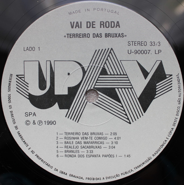 Vai De Roda - Terreiro Das Bruxas | UPAV (U-90007. LP) - 4