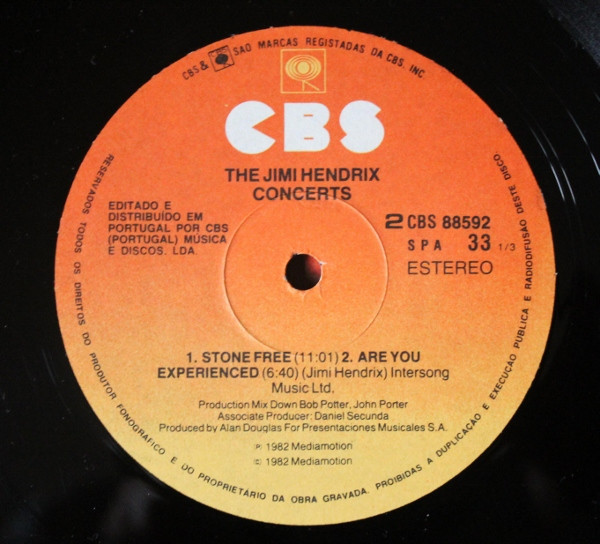Jimi Hendrix - The Jimi Hendrix Concerts | CBS (88592) - 4