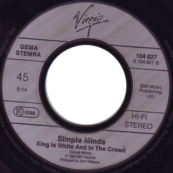 Simple Minds - Someone Somewhere (In Summertime) | Virgin (104 827) - 4 Simple Minds - Someone Somewhere (In Summertime) | Virgin (104 827) - 4