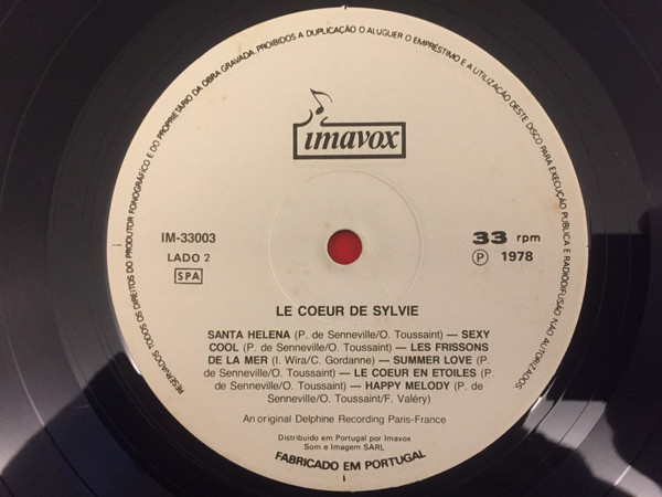 Jean-Claude Borelly - Le Coeur De Sylvie | Imavox (IM-33003) - 4