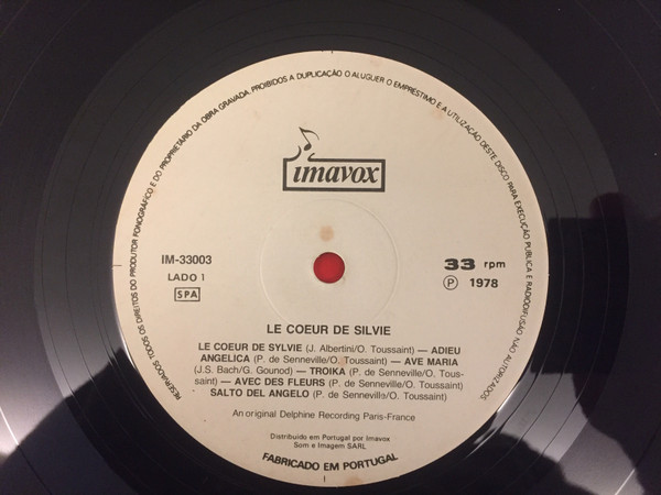 Jean-Claude Borelly - Le Coeur De Sylvie | Imavox (IM-33003) - 3
