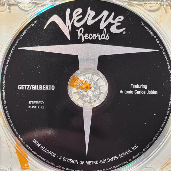 Stan Getz And João Gilberto Featuring Antonio Carlos Jobim - Getz / Gilberto [CD] | Verve Records (3145214142) - 3