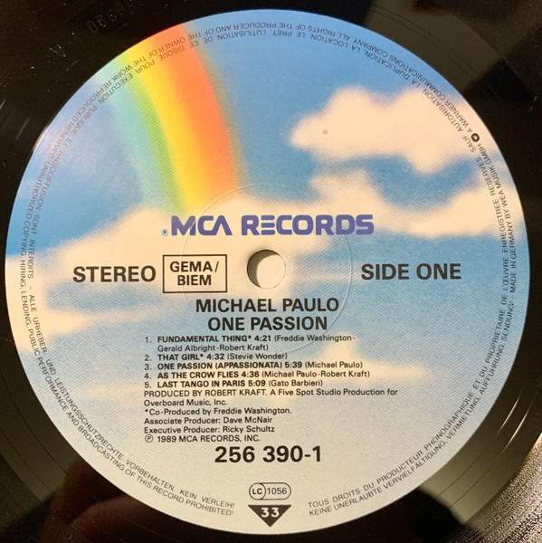 Michael Paulo - One Passion | MCA Records (MCA-42295) - 2