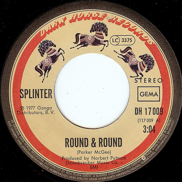 Splinter - Round And Round | Dark Horse Records (DH 17 009) - 2