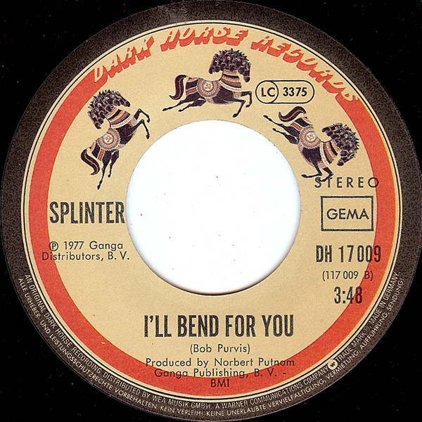 Splinter - Round And Round | Dark Horse Records (DH 17 009) - 3