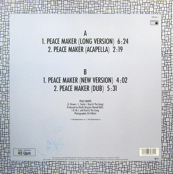 Kool & The Gang - Peace Maker | Metronome (888 982-1)