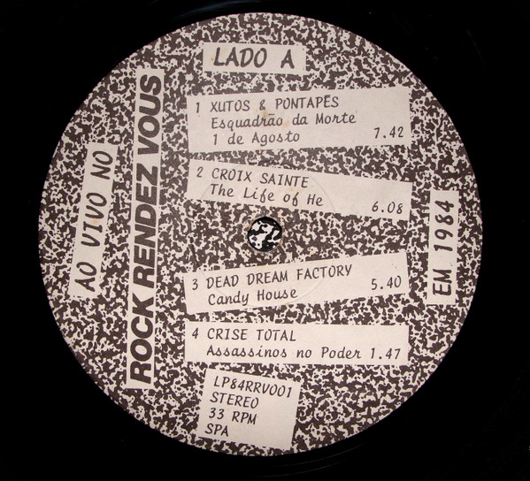 Various - Ao Vivo No Rock Rendez Vous Em 1984 | Dansa Do Som (LP84RRV001) - 3