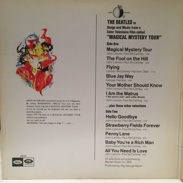The Beatles - Magical Mystery Tour | Capitol Records (SMAL-2835) - 4