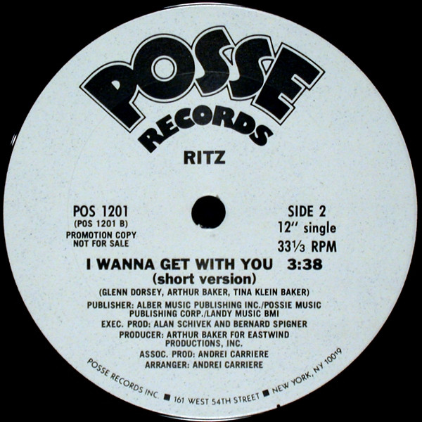 Ritz - I Wanna Get With You | Posse Records (POS 1201) - 2 Ritz - I Wanna Get With You | Posse Records (POS 1201) - 2