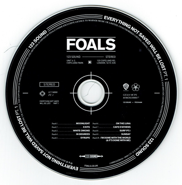 Foals - Everything Not Saved Will Be Lost : Part 1 | Warner Bros. Records (0190295500917) - 3
