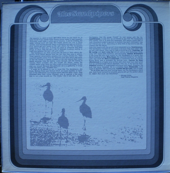 The Sandpipers - Greatest Hits | A&M Records (SP-4246) - 3
