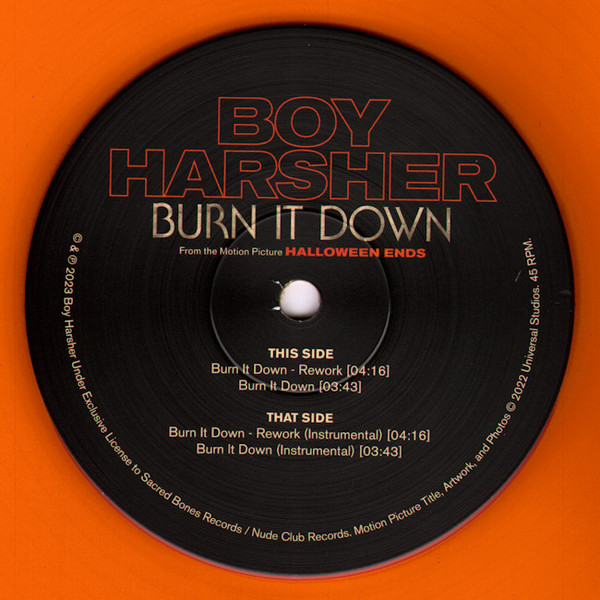 Boy Harsher - Burn It Down | Nude Club Records (NUDE 020) - 2