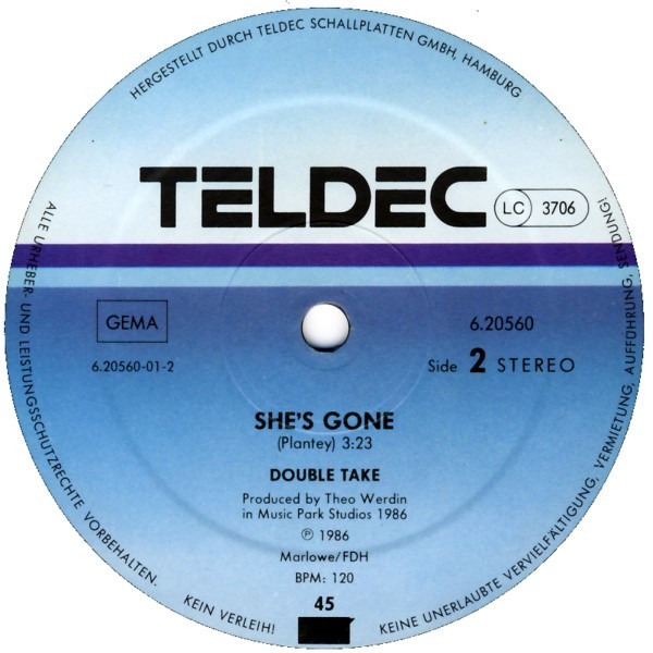 Double Take - When You Said Hello | TELDEC (6.20560) - 4
