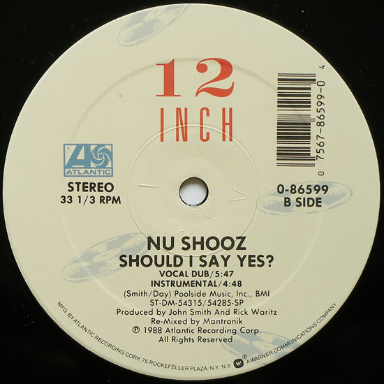 Nu Shooz - Should I Say Yes? | Atlantic (0-86599) - 2 Nu Shooz - Should I Say Yes? | Atlantic (0-86599) - 2