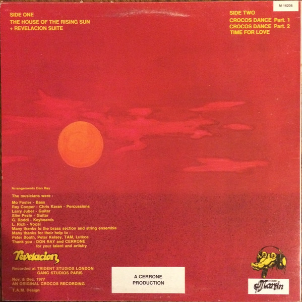 Revelacion - The House Of The Rising Sun | Les Disques Martin (M 16206) - 2 Revelacion - The House Of The Rising Sun | Les Disques Martin (M 16206) - 2