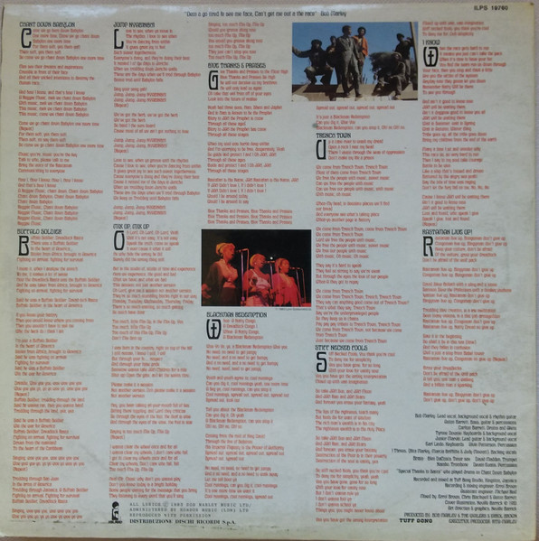 Bob Marley & The Wailers - Confrontation | Island Records (ILPS 19760) - 2