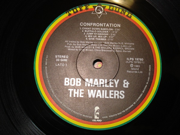 Bob Marley & The Wailers - Confrontation | Island Records (ILPS 19760) - 3