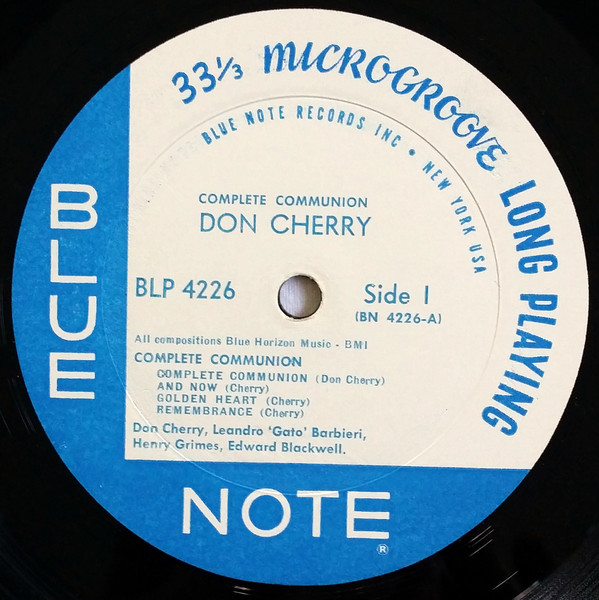 Don Cherry - Complete Communion | Blue Note (BLP 4226) - 3