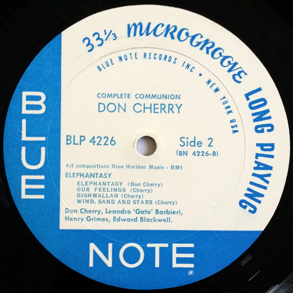 Don Cherry - Complete Communion | Blue Note (BLP 4226) - 4