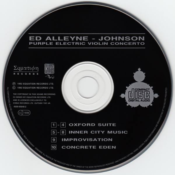 Ed Alleyne-Johnson - Purple Electric Violin Concerto | Equation Records Ltd. (4509-95940-2) - 4