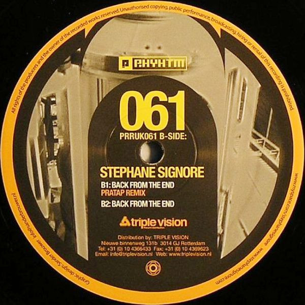 Stephane Signore - The Hype Is Gone EP | Planet Rhythm Records (PRRUK061) - 2