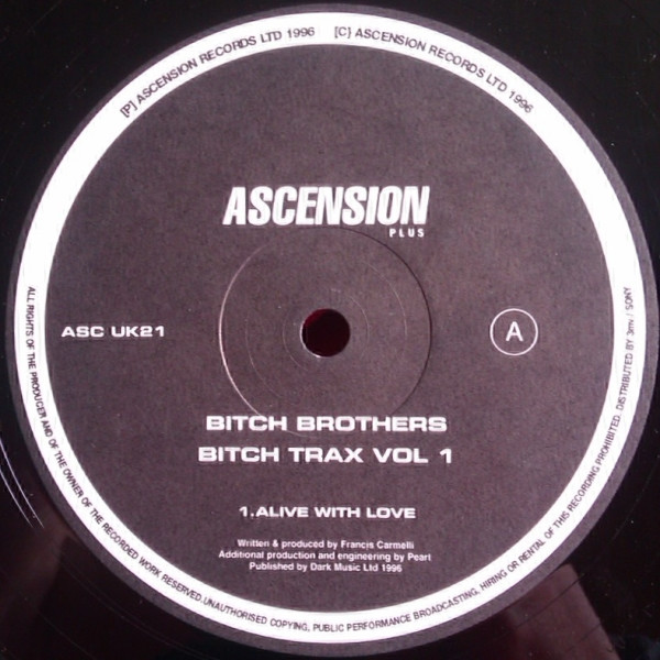 The Bitch Brothers - Bitch Trax Vol. 1 | Ascension Records (ASC UK 21) - 2