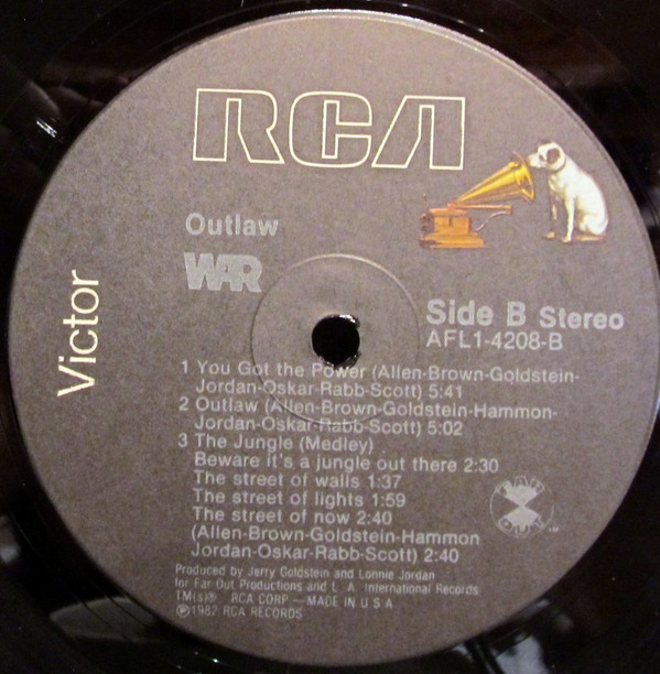 War - Outlaw | RCA Victor (AFL1-4208) - 3 War - Outlaw | RCA Victor (AFL1-4208) - 3