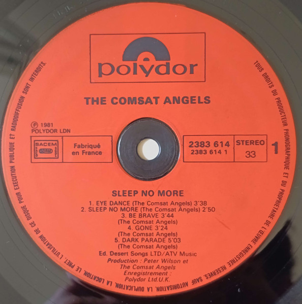 The Comsat Angels - Sleep No More | Polydor (2383 614) - 3 The Comsat Angels - Sleep No More | Polydor (2383 614) - 3