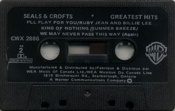 Seals & Crofts - Greatest Hits | Warner Bros. Records (CWX-2886) - 4 Seals & Crofts - Greatest Hits | Warner Bros. Records (CWX-2886) - 4
