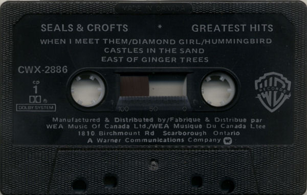 Seals & Crofts - Greatest Hits | Warner Bros. Records (CWX-2886) - 3 Seals & Crofts - Greatest Hits | Warner Bros. Records (CWX-2886) - 3