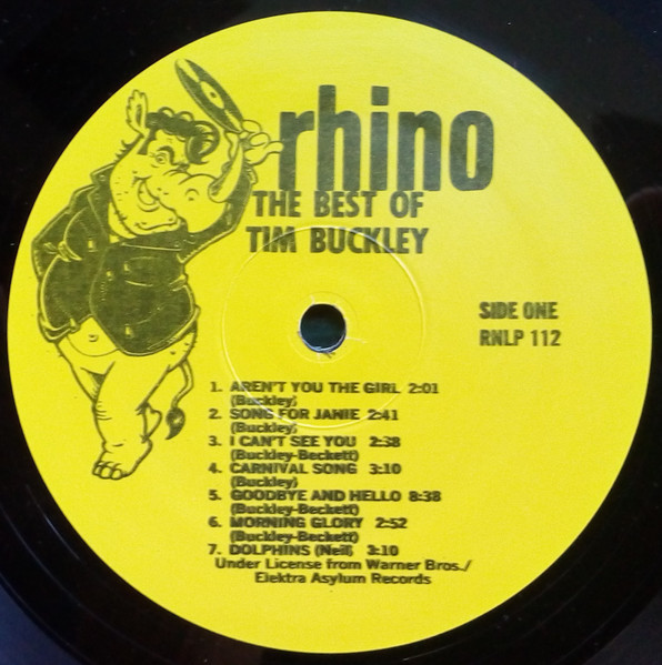 Tim Buckley - Best Of Tim Buckley | Rhino Records (RNLP 112) - 3