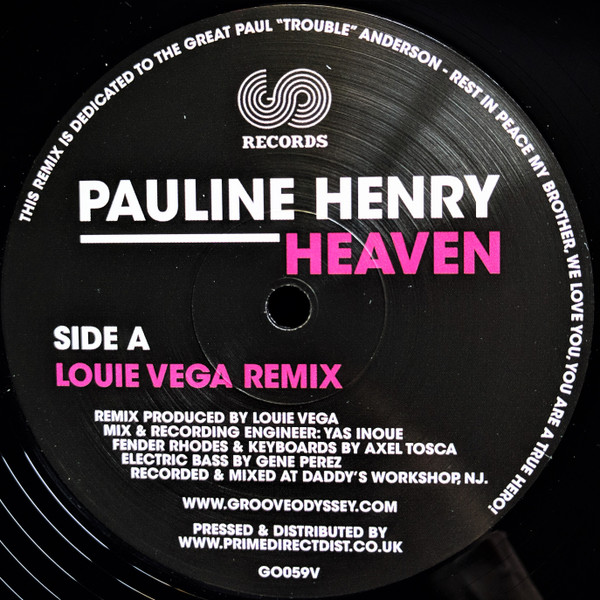 Pauline Henry - Heaven | Groove Odyssey (GO059V) - main Pauline Henry - Heaven | Groove Odyssey (GO059V) - main