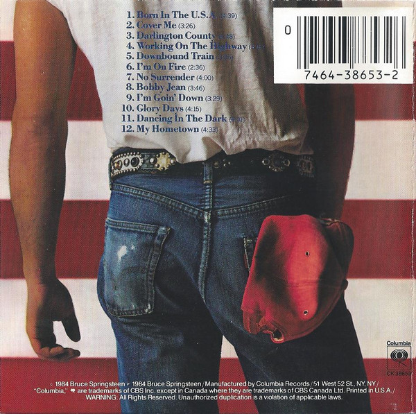 Bruce Springsteen - Born In The U.S.A. | Columbia (CK 38653) - 2