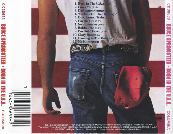 Bruce Springsteen - Born In The U.S.A. | Columbia (CK 38653) - 3