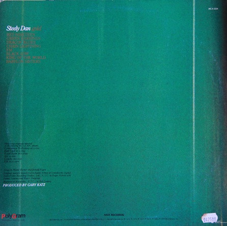 Steely Dan - Gold | MCA Records (MCA-5324) - 2