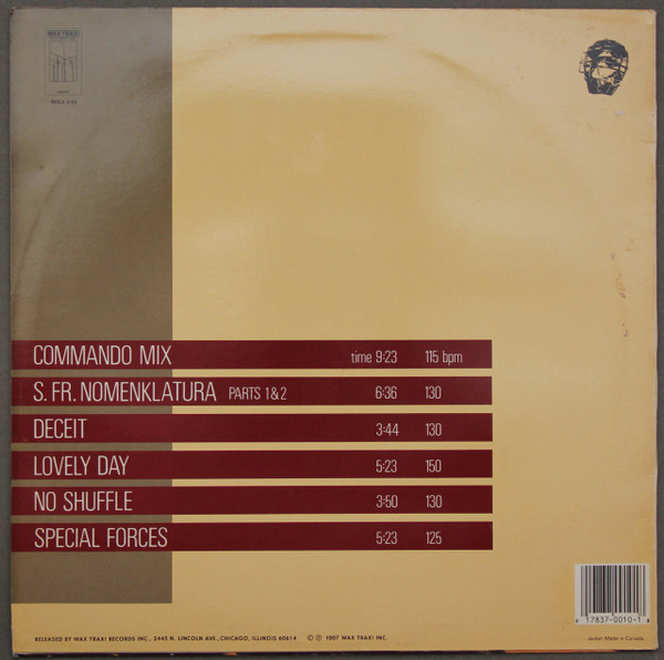 Front 242 - No Comment | Wax Trax! Records (WAX 010)