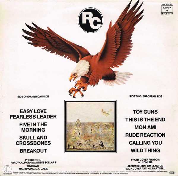 Randy California - Euro-American | Line Records (6.25107 AP) - 2 Randy California - Euro-American | Line Records (6.25107 AP) - 2