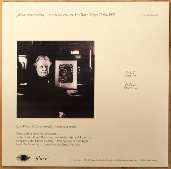 Aleksandra Ionowa - Improvisations On The Grand Piano | Ultraääni (ULTRA-069) - 2 Aleksandra Ionowa - Improvisations On The Grand Piano | Ultraääni (ULTRA-069) - 2